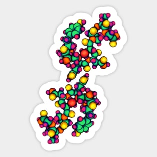 Oxytocin (Love Neurotransmitter) Pattern Sticker